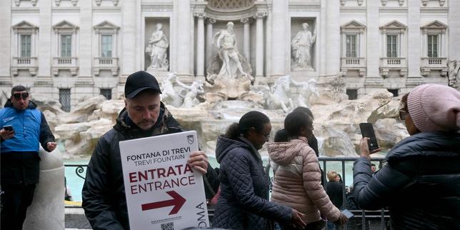 Roma rende a pagamento l’accesso alla zona della Fontana di Trevi a partire da febbraio
