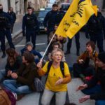 Cinquant'atti militanti della Confédération paysanne arrestati dopo l'occupazione del Ministero dell'Agricoltura