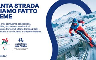 Autostrade per l’Italia avvia la campagna “Quanta strada abbiamo fatto insieme” per i Giochi Olimpici Invernali 2026