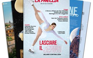Carolina Kostner sulla copertina della Freccia di febbraio: promozione Milano‑Cortina 2026 su treni Frecce