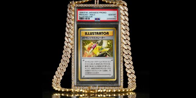 Carta Pokémon “Pikachu Illustrator” raggiunge record di 16,5 milioni di dollari all'asta