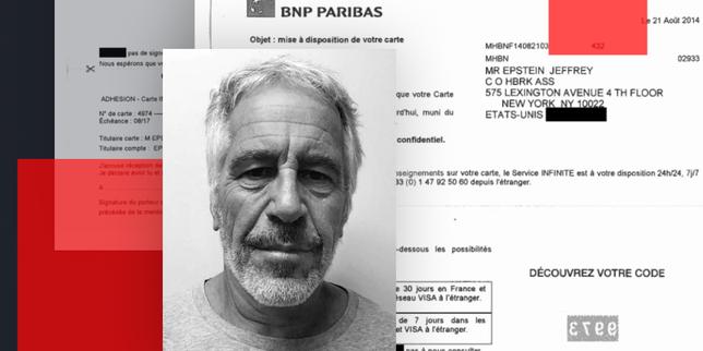 Jeffrey Epstein: conto bancario a BNP Paribas dal 2008 al 2018